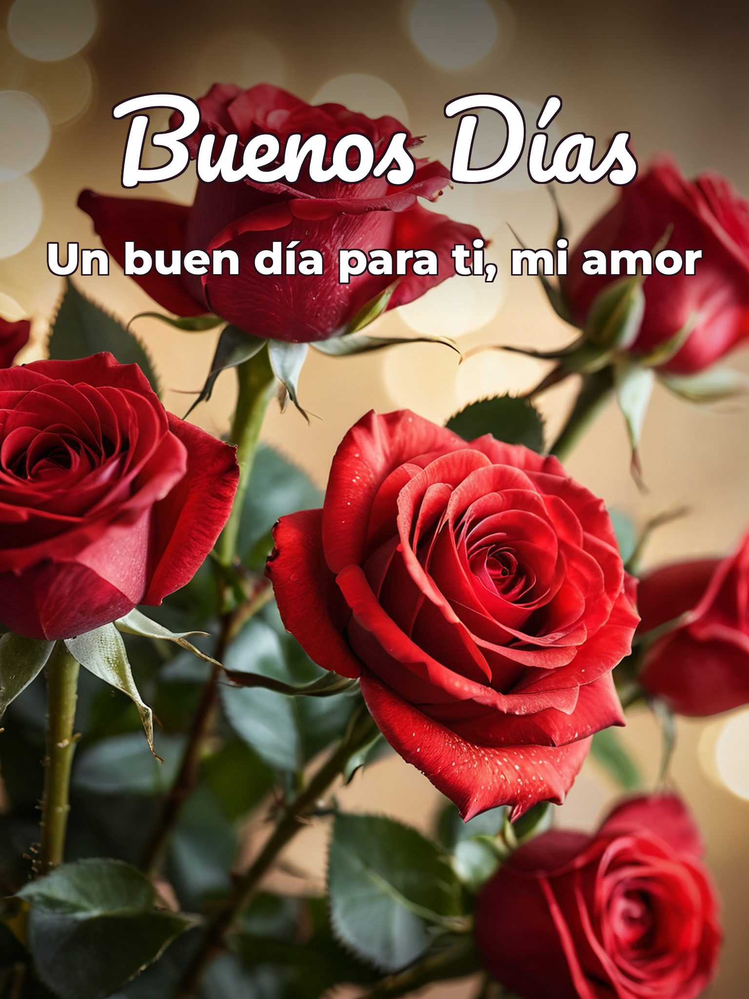 Lindo msj de buenos días para mi amor