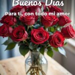 buenos días para ti, con todo mi amor