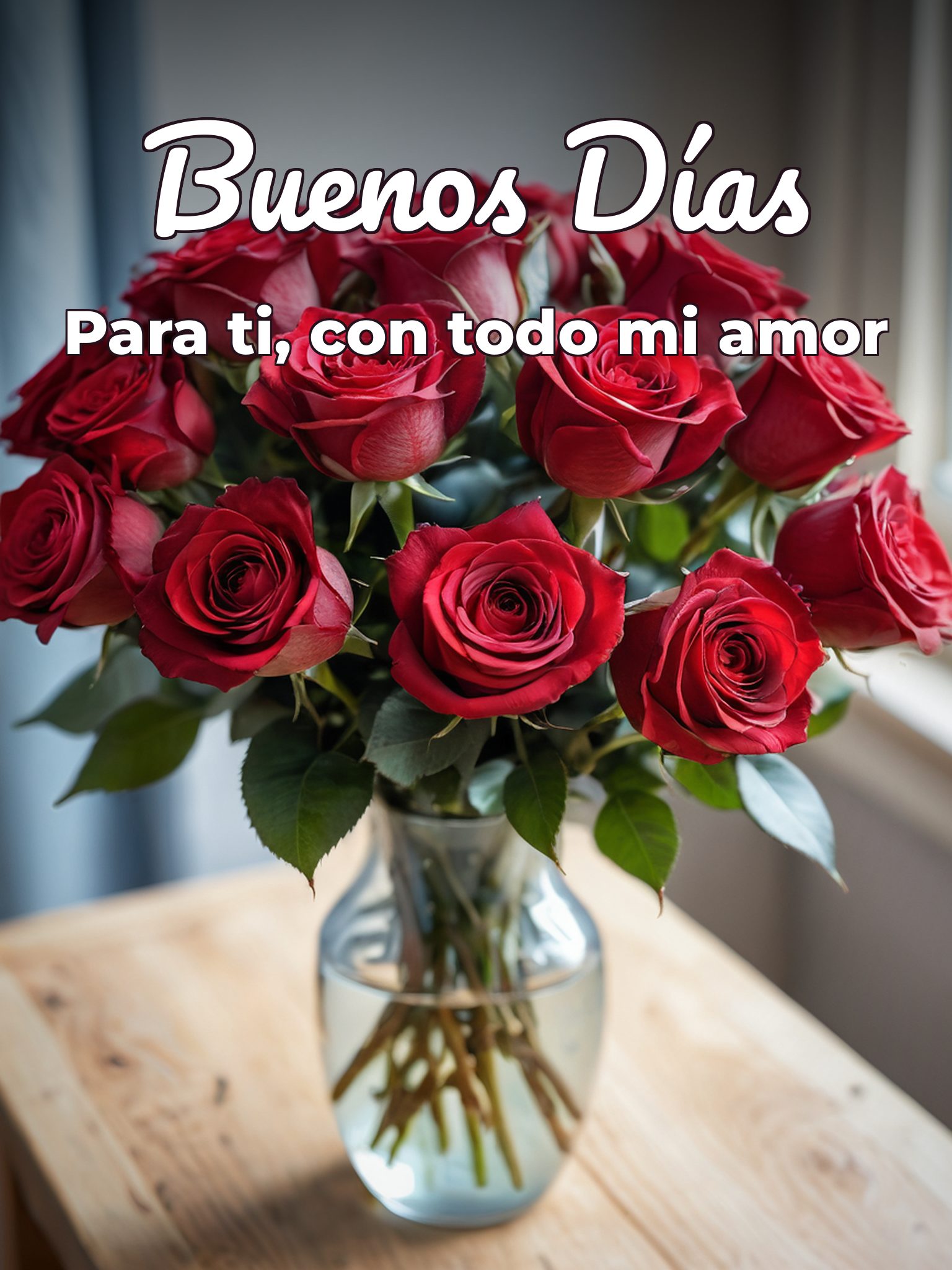 Los buenos días a mi amor para mi amor