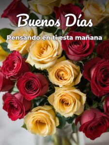 Los buenos días a mi amor para una amiga