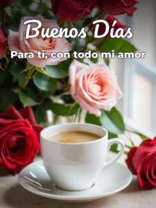 Los buenos días a mi amor para WhatsApp