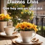 buenos días que hoy sea un gran día