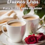 buenos días para ti, con todo mi amor