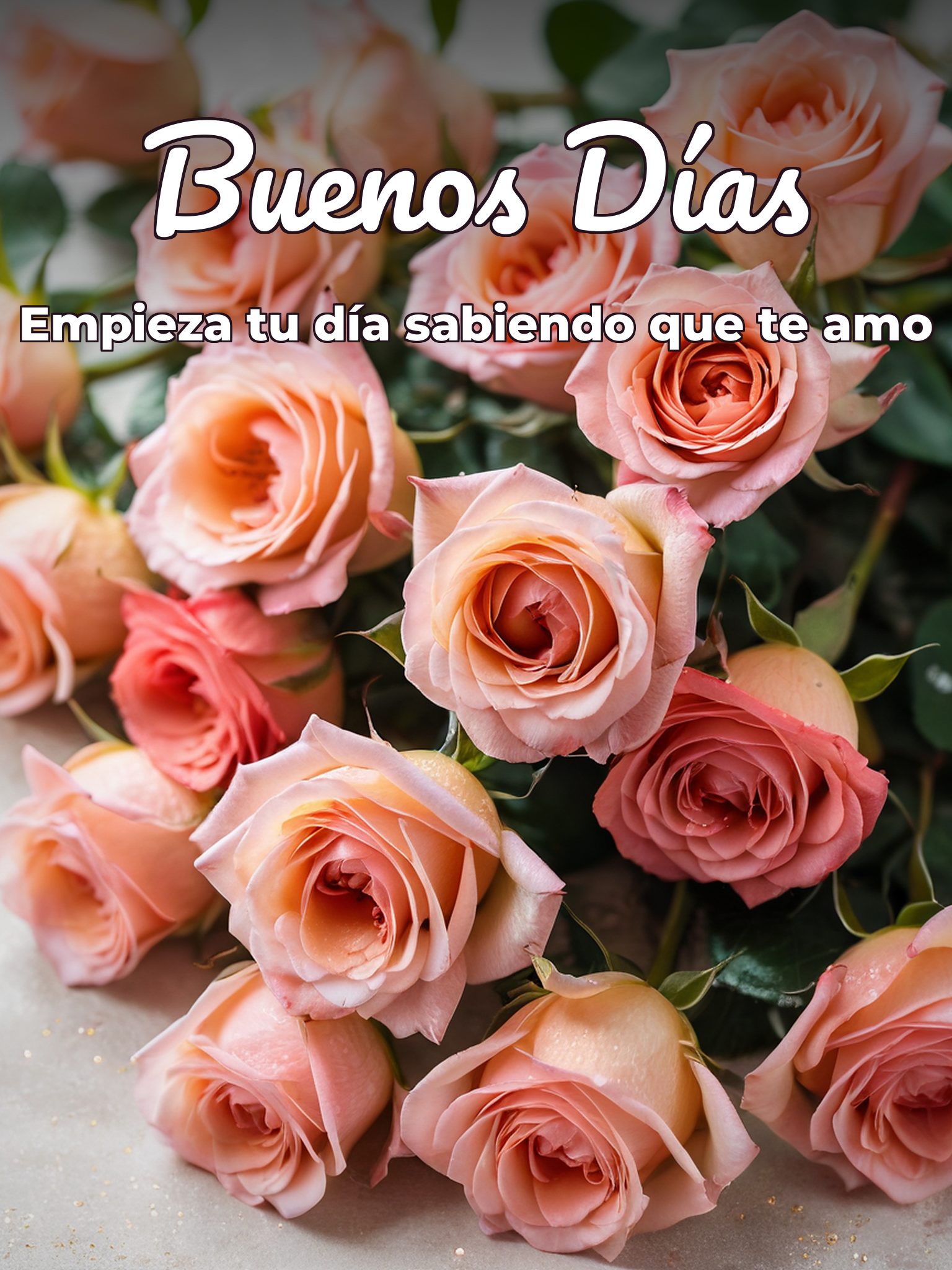 Los buenos días para enamorar para una amiga