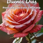 buenos días pensando en ti esta mañana