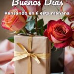 buenos días pensando en ti esta mañana
