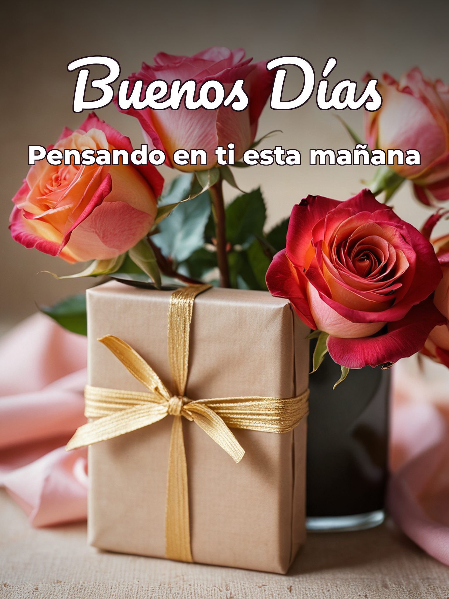 Los buenos días para mi amor para una amiga