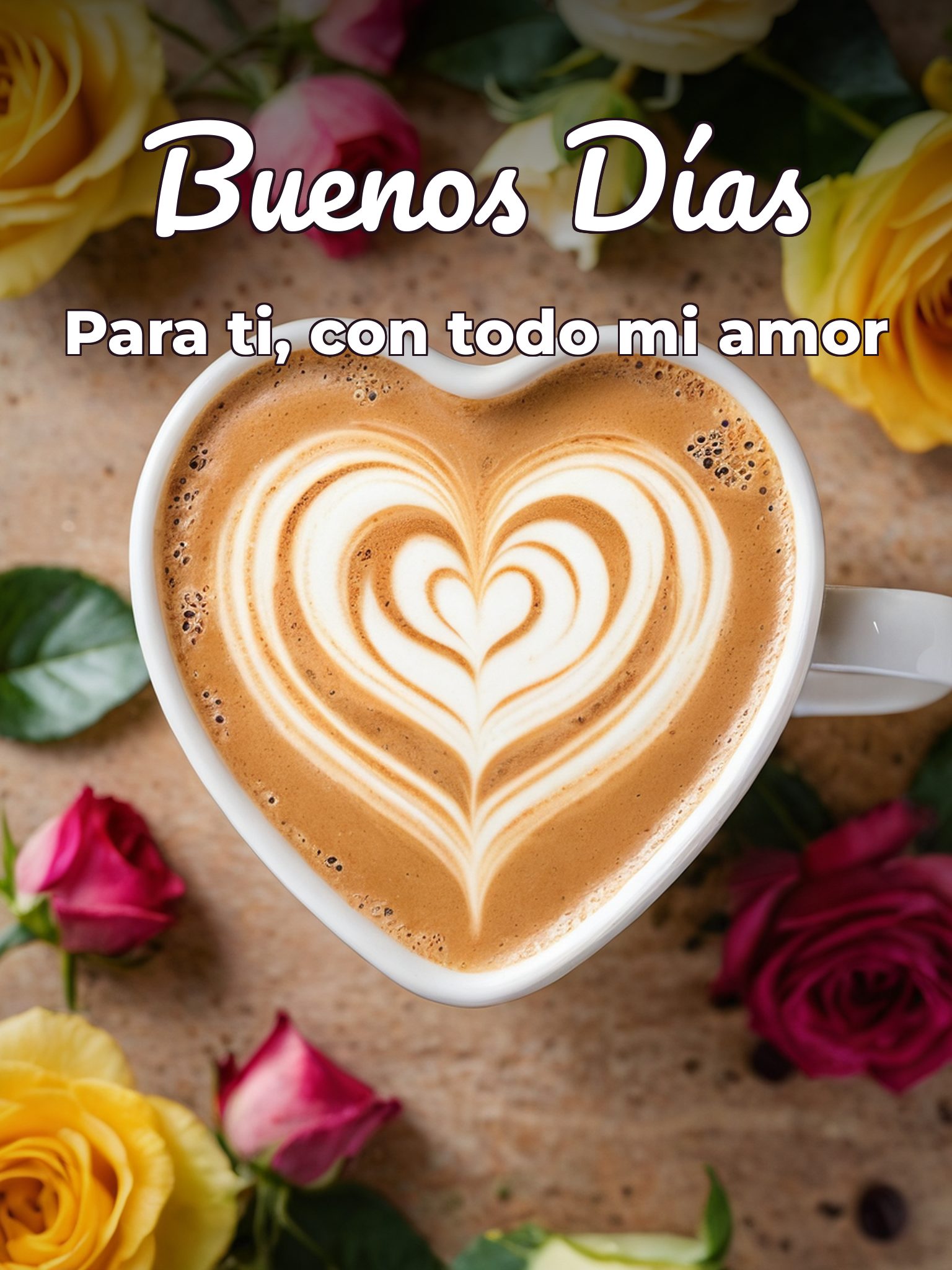 Los buenos días para mi amor para WhatsApp