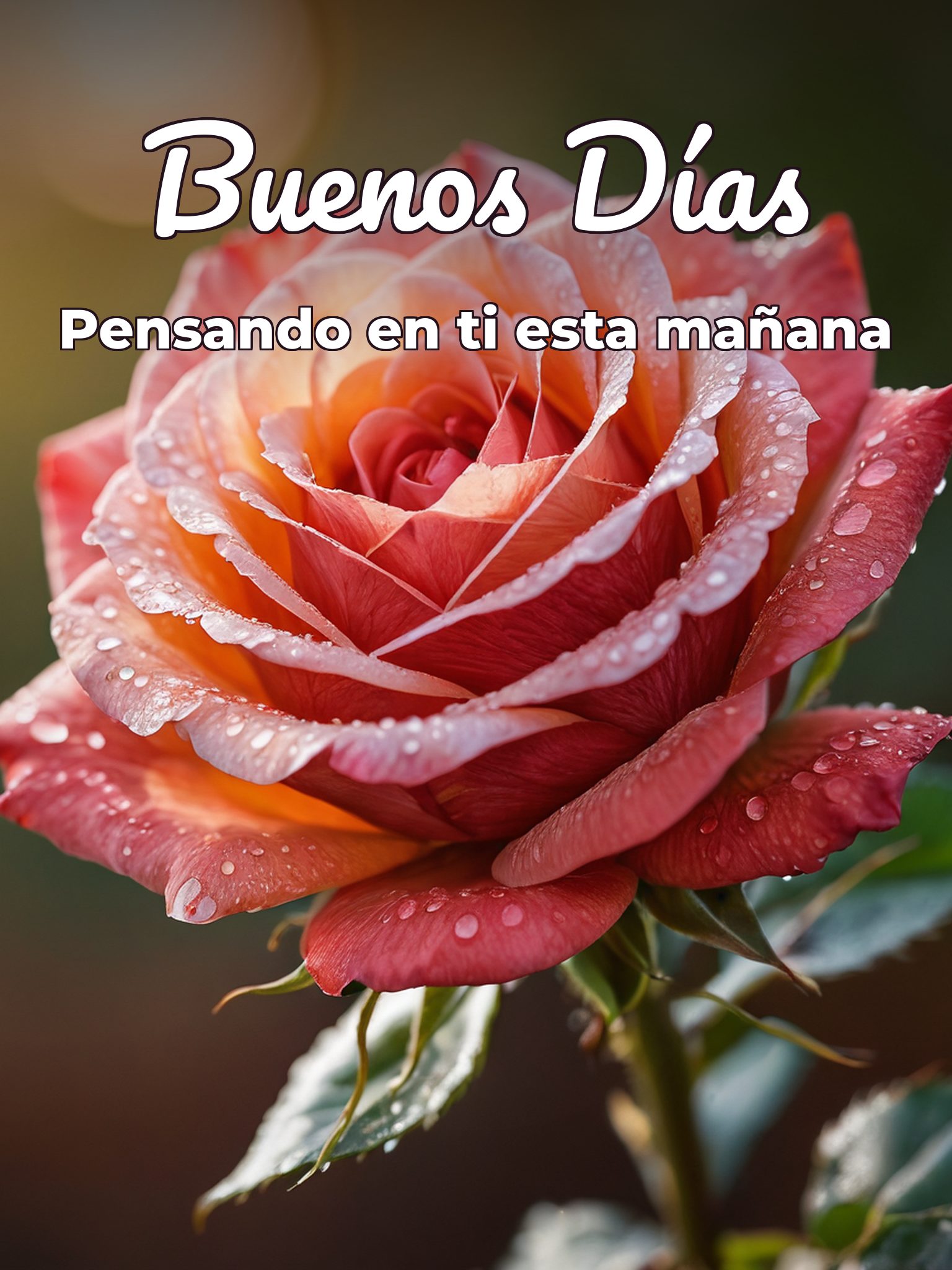 Los buenos días para mi amor