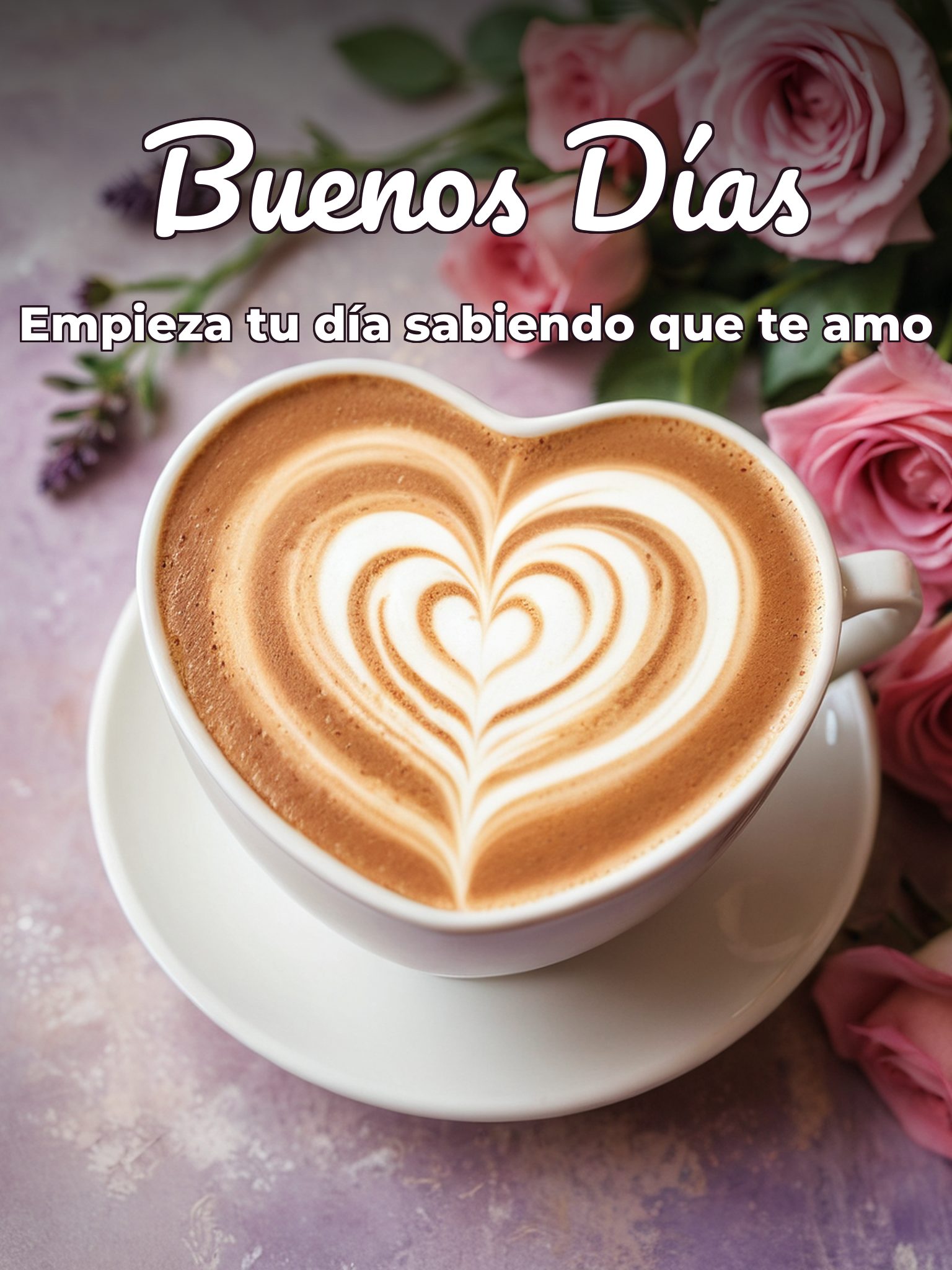 Los buenos días para mi novia para celular