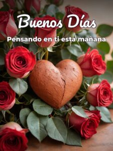 Los buenos días para mi novia para Facebook