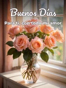 Los buenos días para mi novia para mi amor
