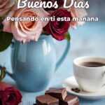 buenos días pensando en ti esta mañana