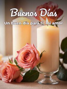 Los buenos días para mi novio para celular