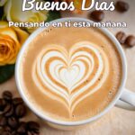 buenos días pensando en ti esta mañana