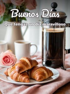 Los buenos días para una amiga