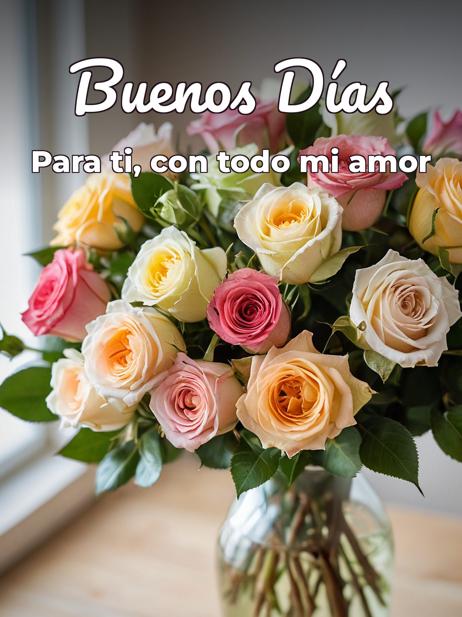Los mejores buenos días para mi amor
