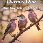 buenos días que hoy sea un gran día