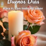 buenos días para ti, con todo mi amor