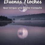 buenas noches que tengas una noche tranquila