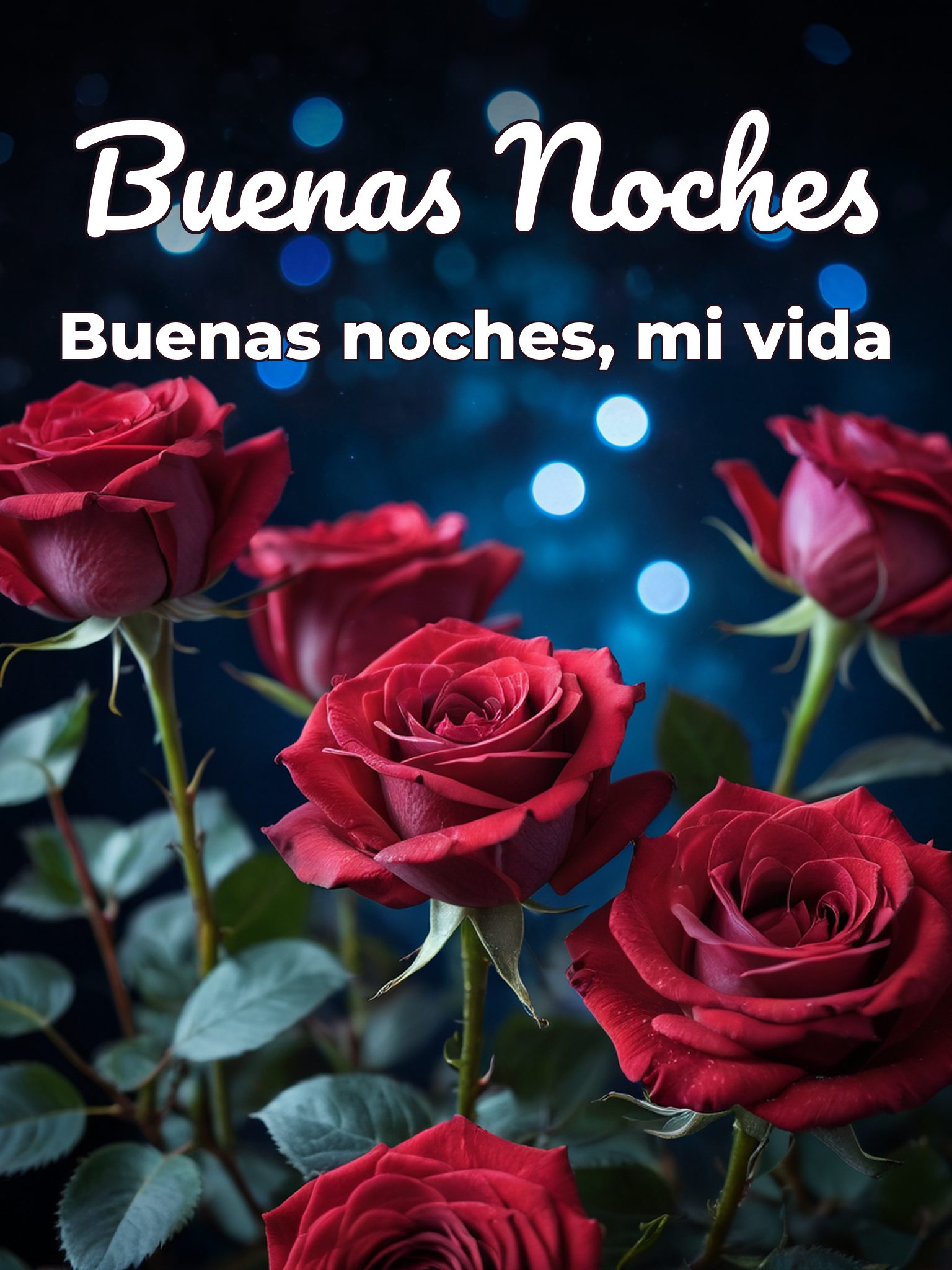 Mensaje buenas noches novia