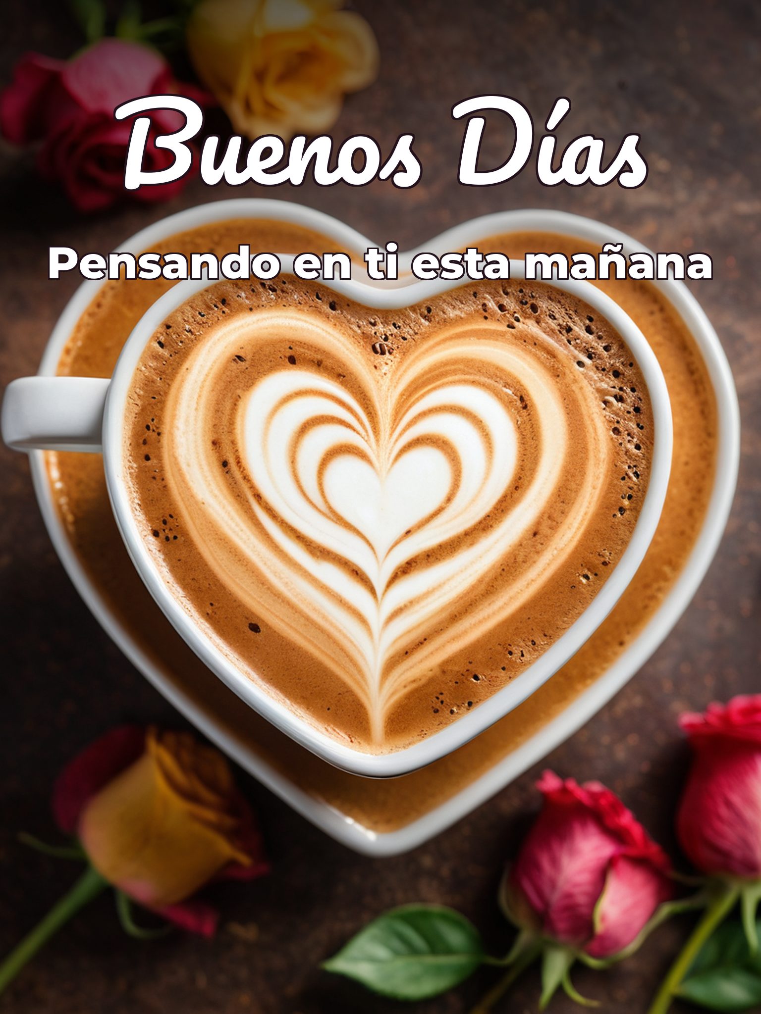 Mensaje buenos días amor mio para Facebook