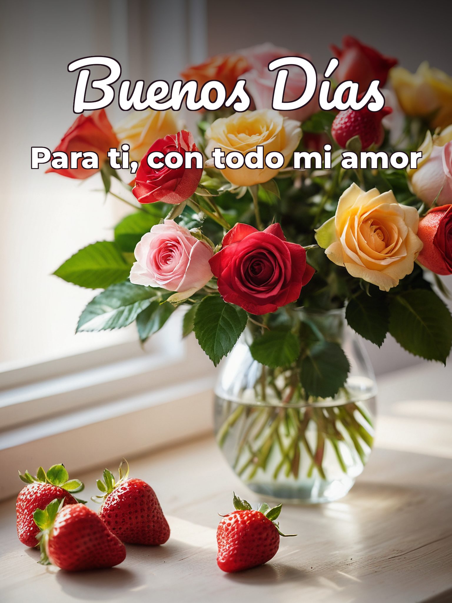 Mensaje buenos días amor mio para una amiga