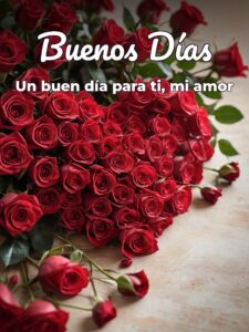 Mensaje buenos días amor mio para WhatsApp