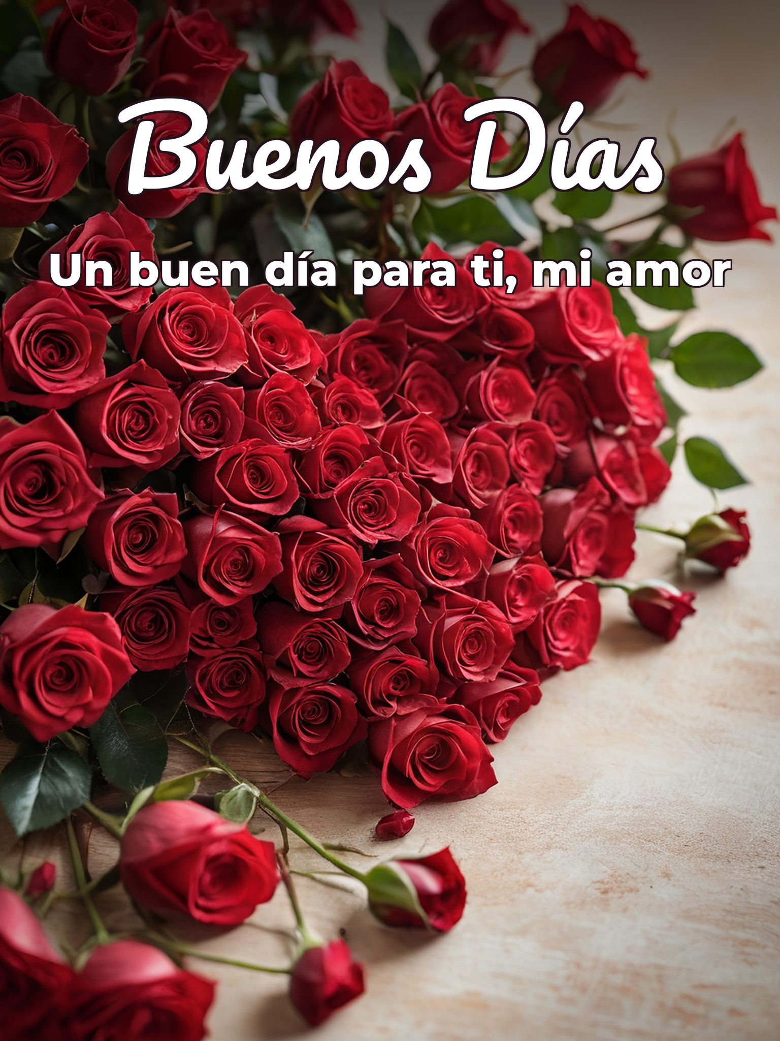 Mensaje buenos días amor mio para WhatsApp