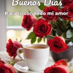 buenos días para ti, con todo mi amor