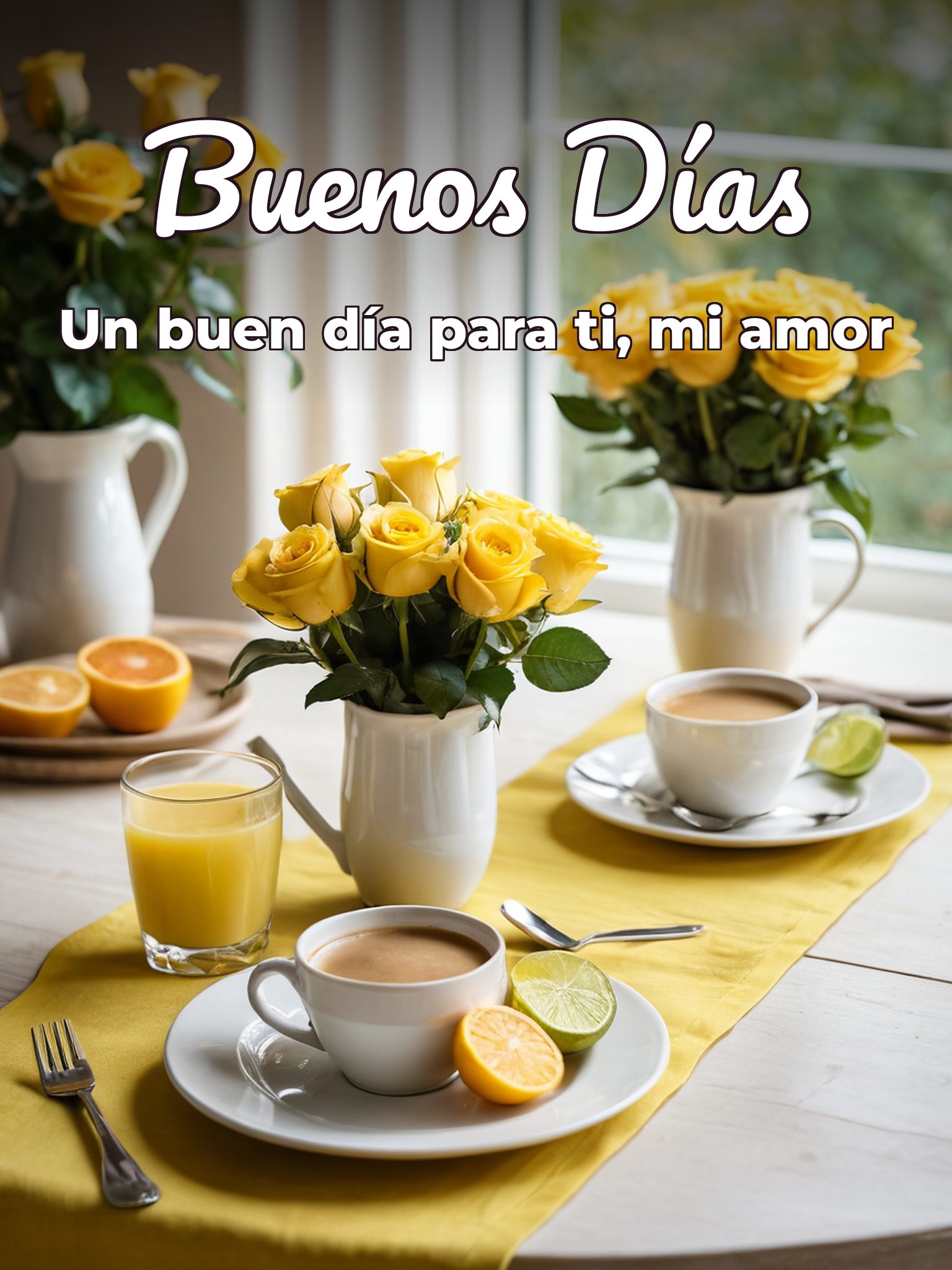 Mensaje de amor buenos días para celular