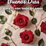 buenos días para ti, con todo mi amor
