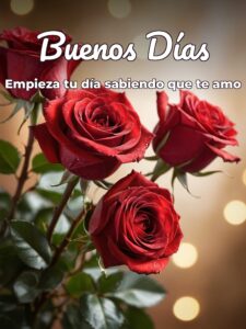 Mensaje de amor buenos días para WhatsApp