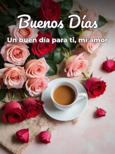 Mensaje de buenos días a un amor