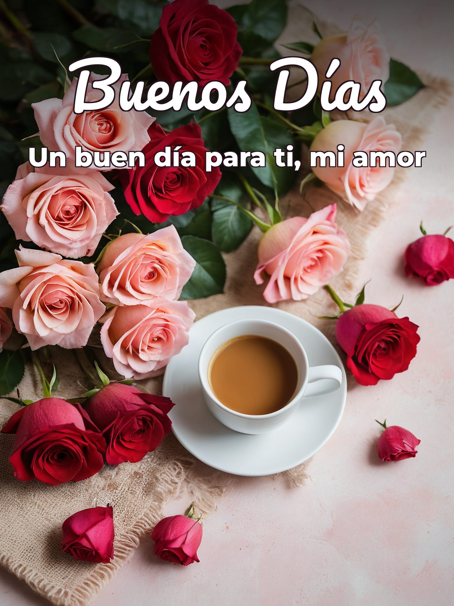Mensaje de buenos días a un amor