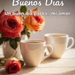buenos días un buen día para ti, mi amor
