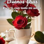 buenos días para ti, con todo mi amor
