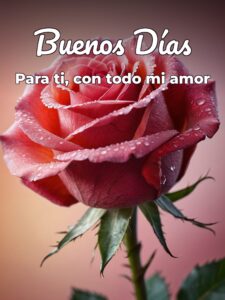 Mensaje de buenos días para enamorar a una mujer para Facebook