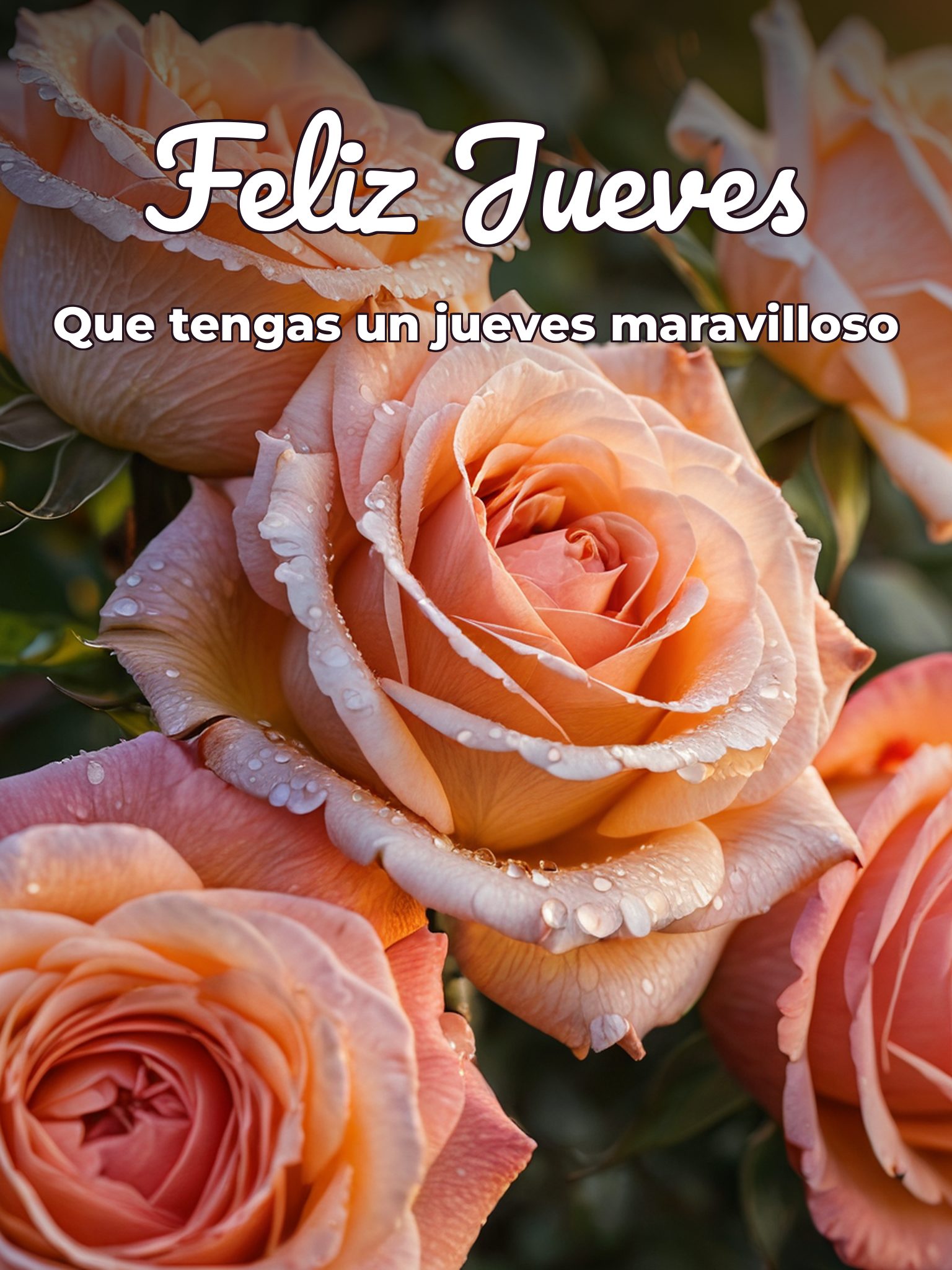 Mensaje feliz jueves