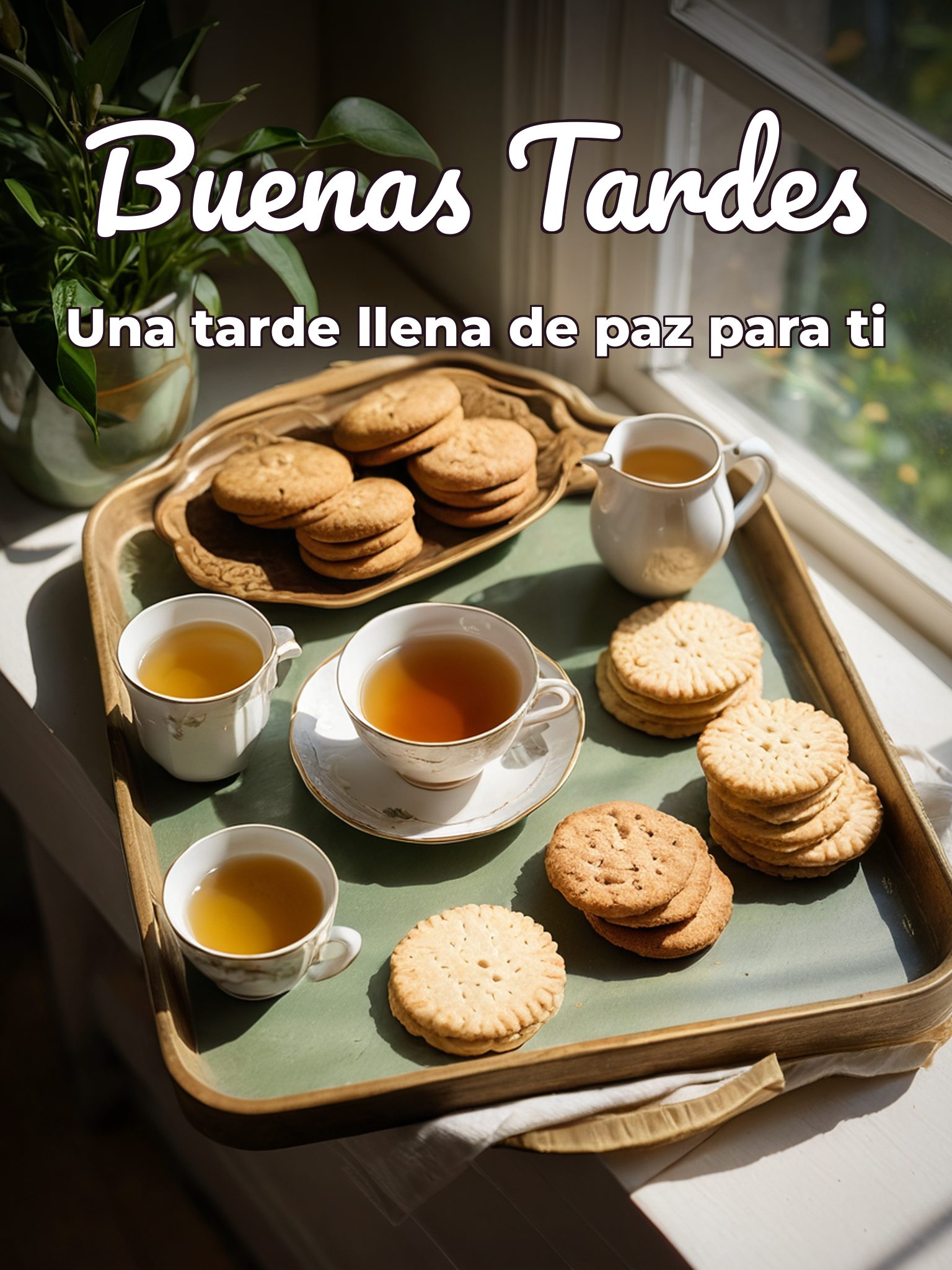 Mensaje feliz tarde para WhatsApp celular