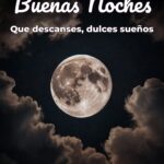 buenas noches que descanses, dulces sueños