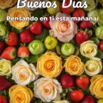 buenos días pensando en ti esta mañana