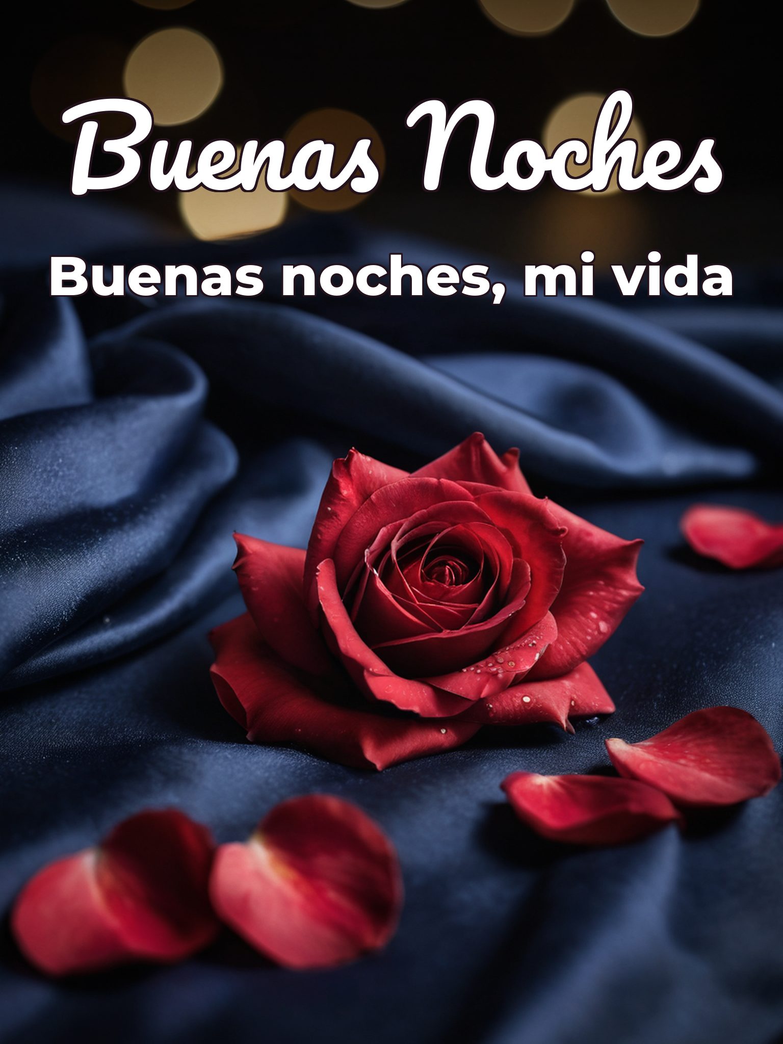 Mensajes bonitos de buenas noches para mi amor para Facebook