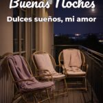 buenas noches dulces sueños, mi amor