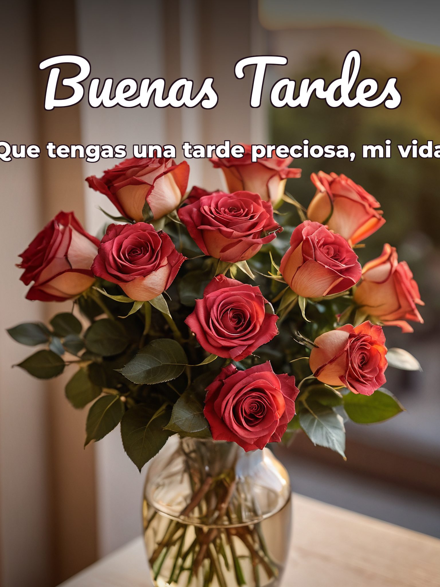 Mensajes bonitos de buenas tardes para enamorar para WhatsApp celular
