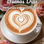 buenos días pensando en ti esta mañana