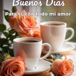 buenos días para ti, con todo mi amor