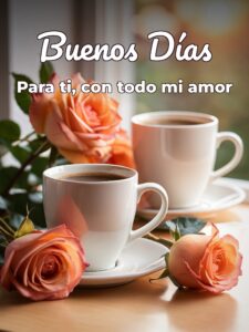 Mensajes bonitos de buenos días amor para mi amor