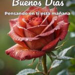 buenos días pensando en ti esta mañana