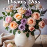 buenos días para ti, con todo mi amor